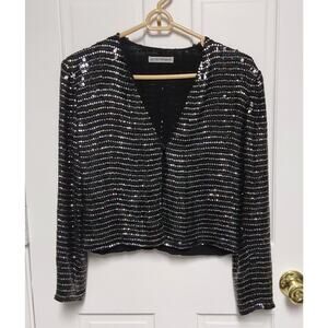 Rare Vintage Emporio Armani Sequin Cocktail Jacket Made In Italy Size TA42, US6